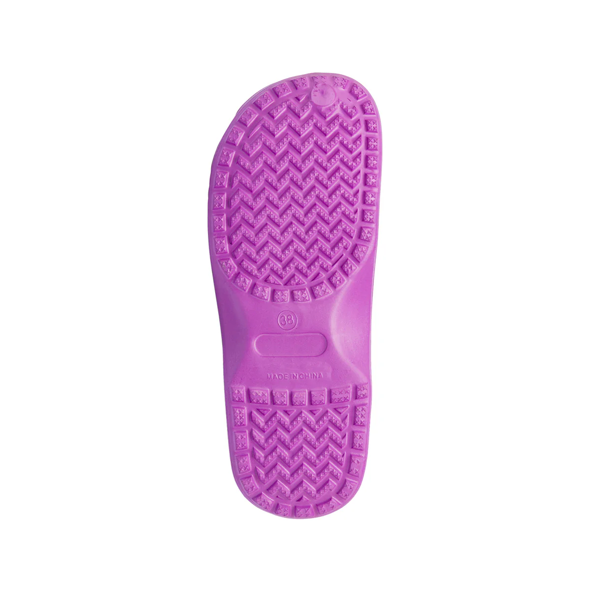 Pantofole da donna lilla in gomma con interno in finto pelo Feetty - Image 4