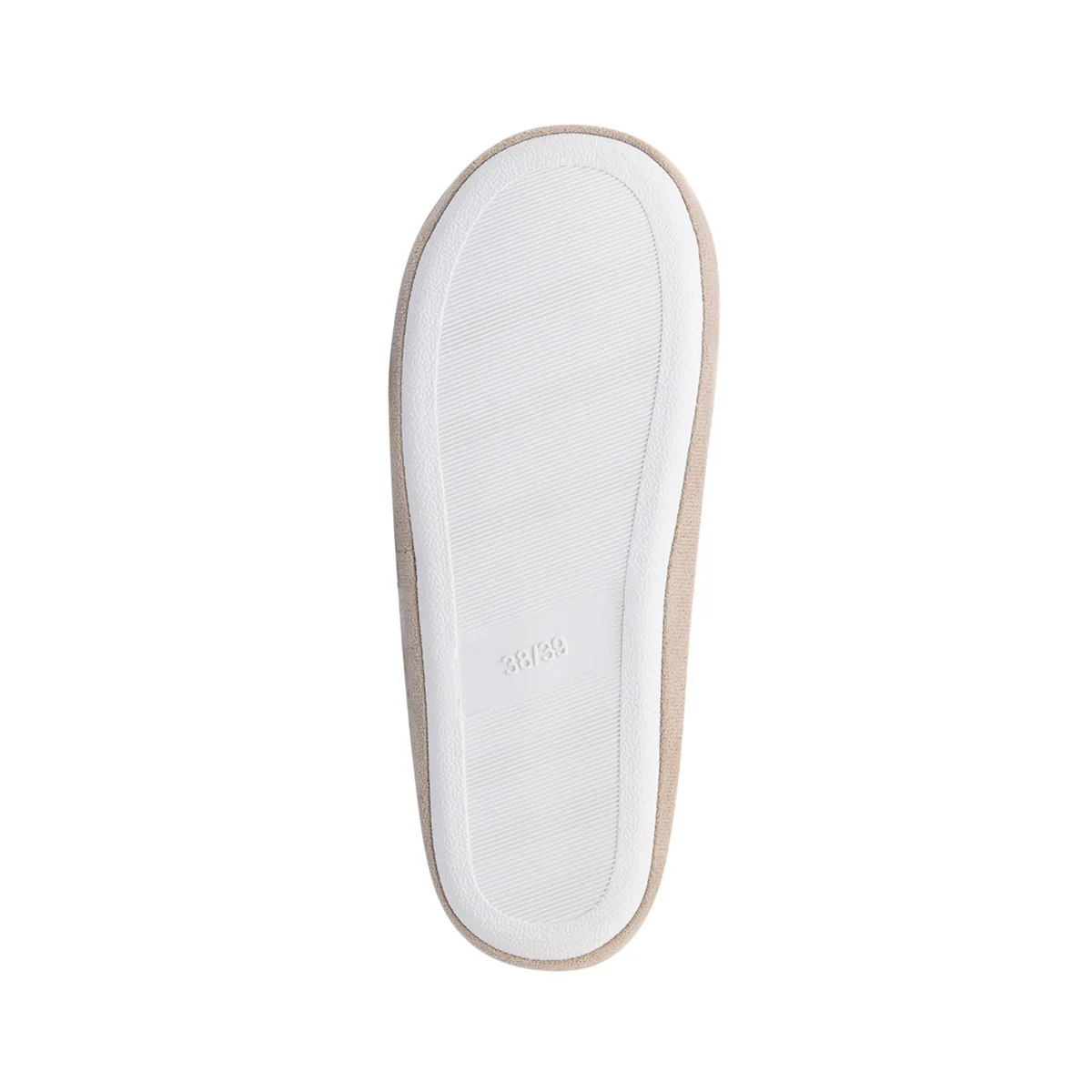 Pantofole da donna Lora Ferres grigie in peluche con fantasia a pois - Image 5