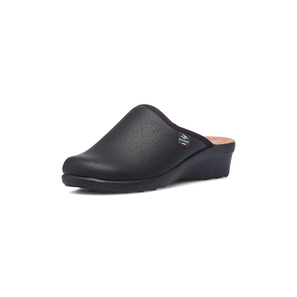 Pantofole da donna nere con sottopiede anatomico Fly Flot - Image 2