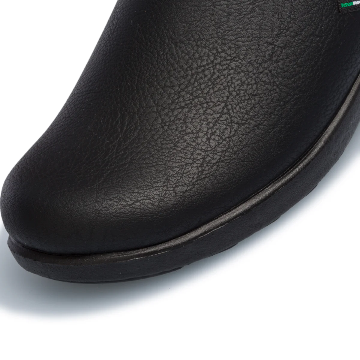 Pantofole da donna nere con sottopiede anatomico Fly Flot - Image 5