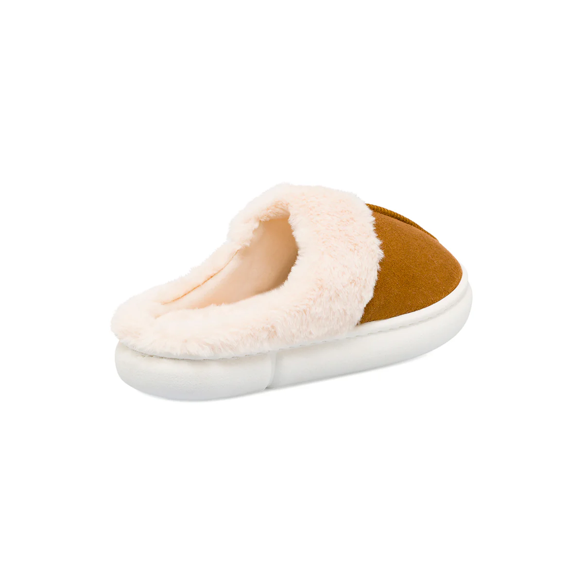 Pantofole da donna Ocra con interno in ecopelliccia Jog - Image 3