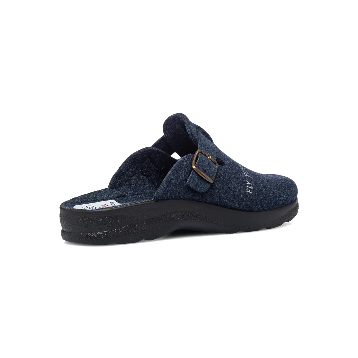Pantofole da uomo blu in tessuto Fly Flot - Image 3