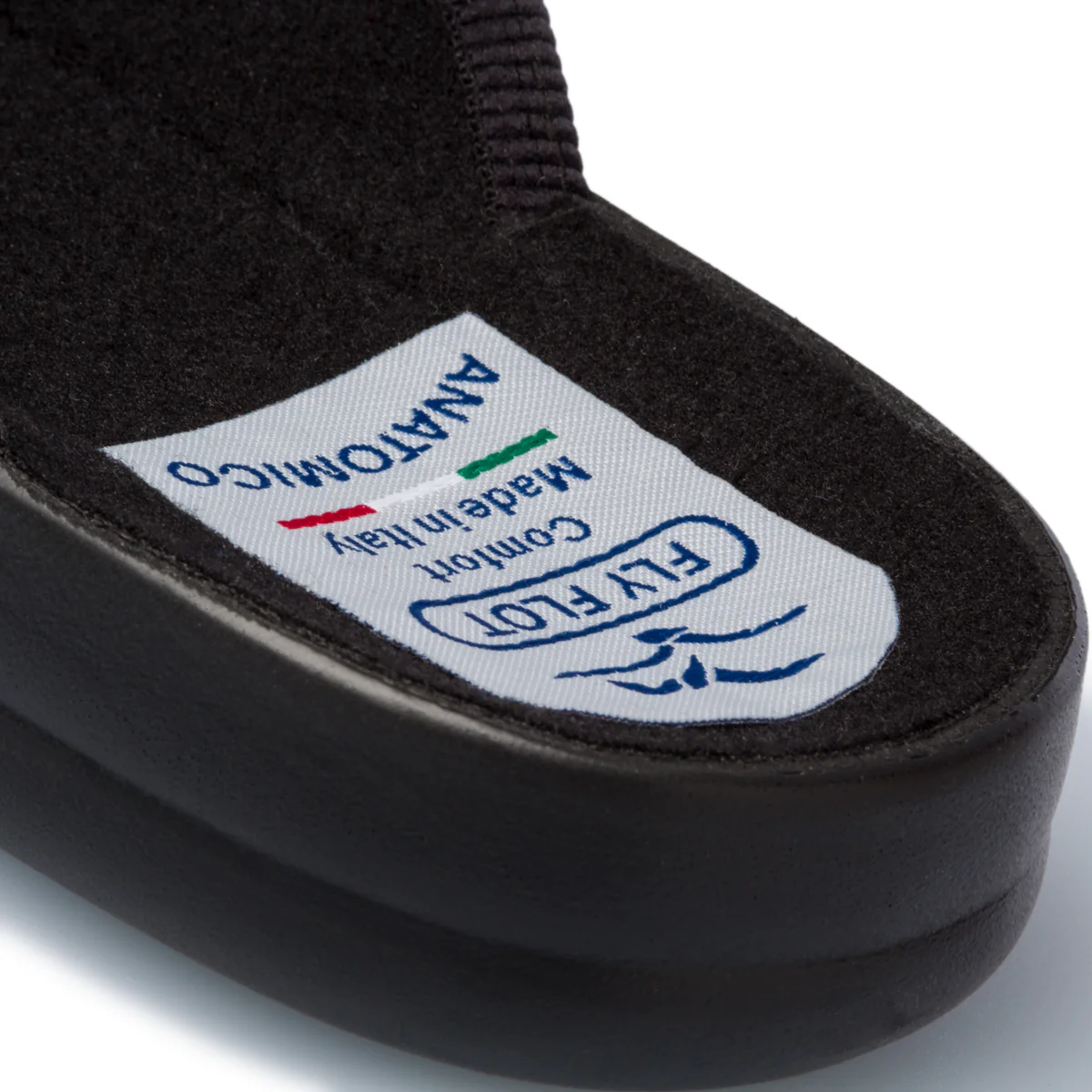 Pantofole da uomo blu in tessuto Fly Flot - Image 7