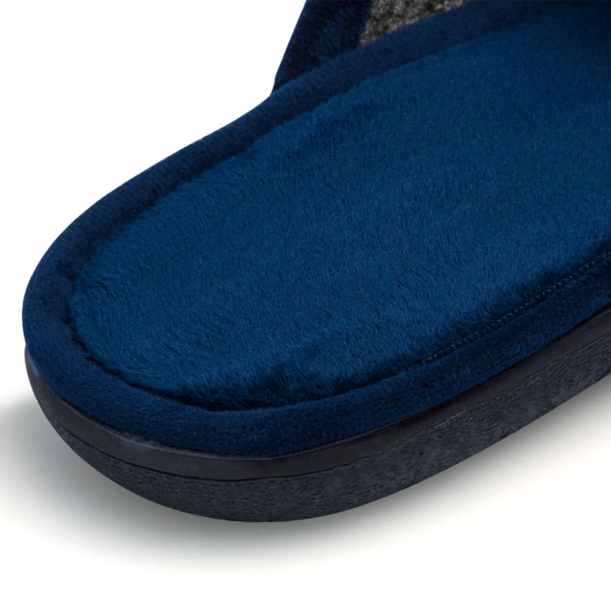 Pantofole da uomo blu in tessuto Natural Confort - Image 7