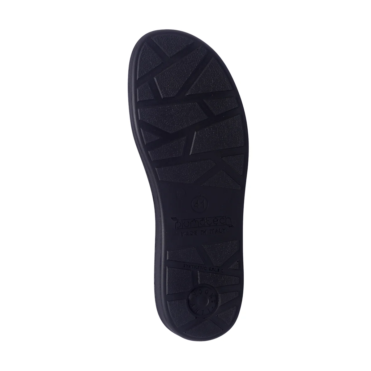 Pantofole da uomo grigie con sottopiede anatomico e stampa Fly Flot - Image 4