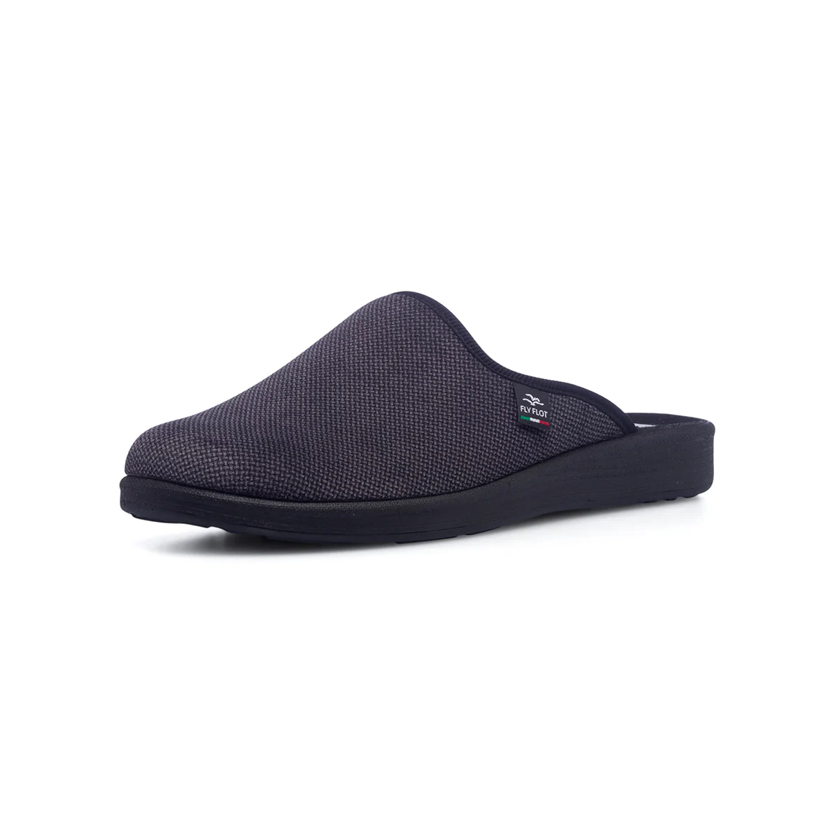 Pantofole da uomo grigie con sottopiede anatomico Fly Flot - Image 2