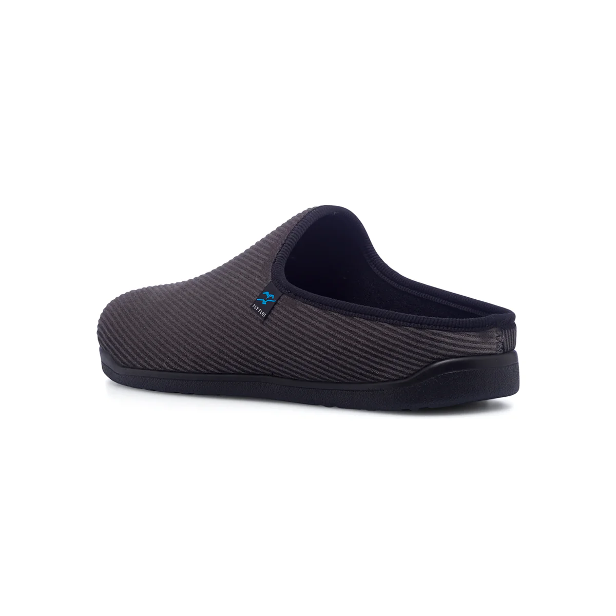 Pantofole da uomo grigie con sottopiede anatomico Fly Flot - Image 3