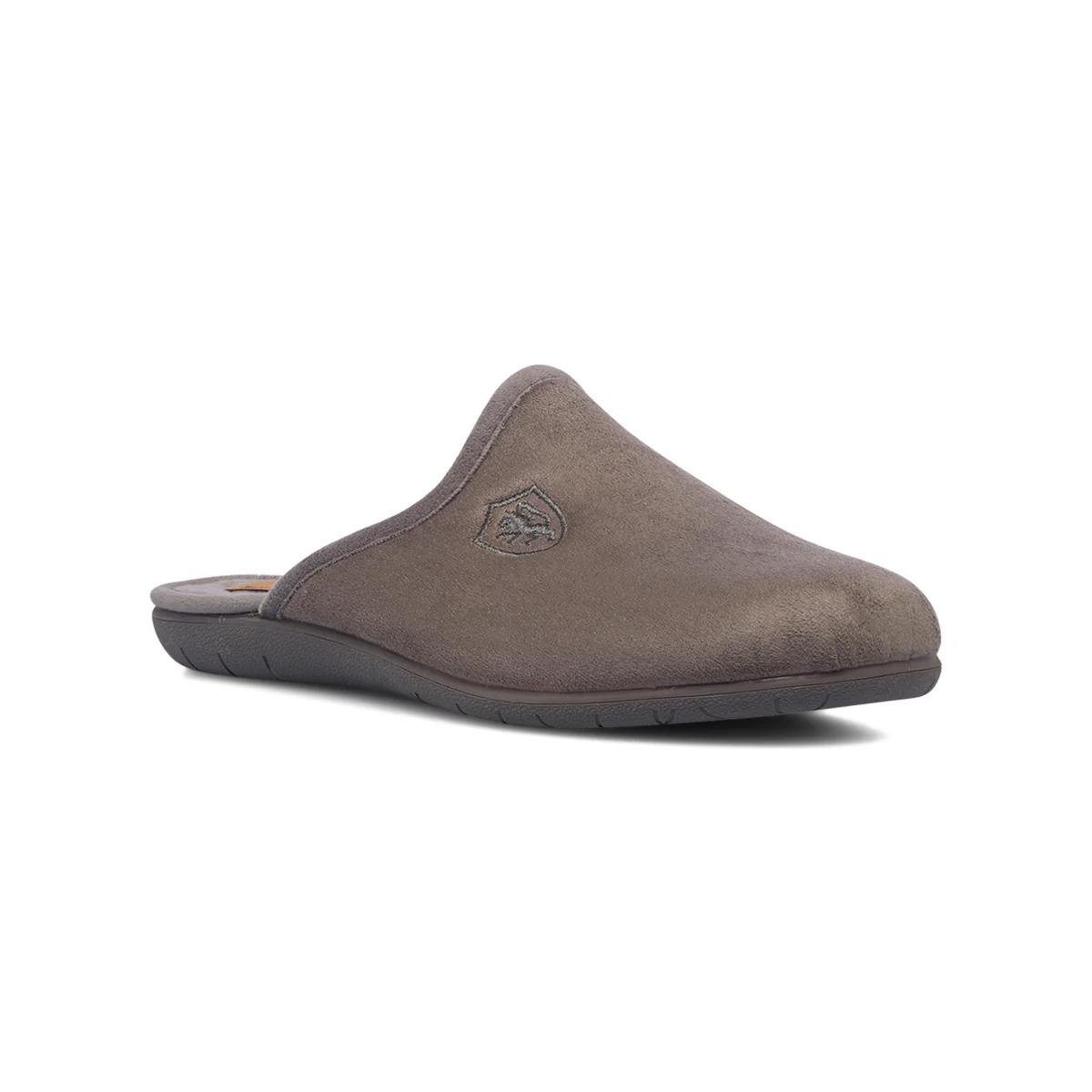 Pantofole da uomo grigie in tessuto Natural Confort - Image 7