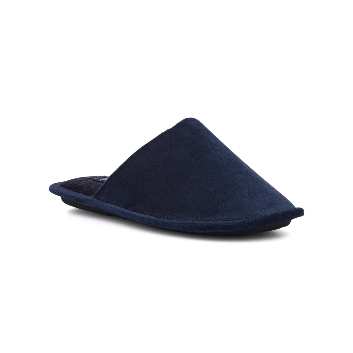 Pantofole da Uomo in Tessuto Blu con suola flessibile De Fonseca - Image 2