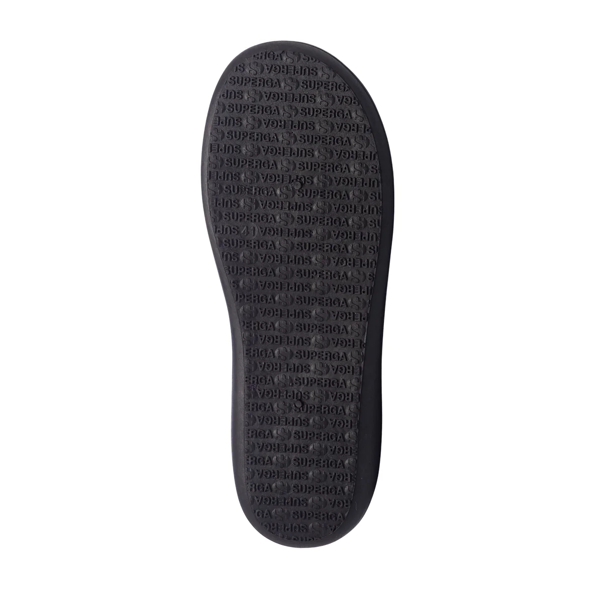 Pantofole da uomo marroni in tessuto con logo Superga - Image 4