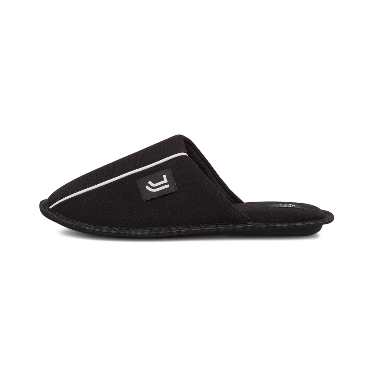 Pantofole da uomo nere con logo Juventus - Image 2
