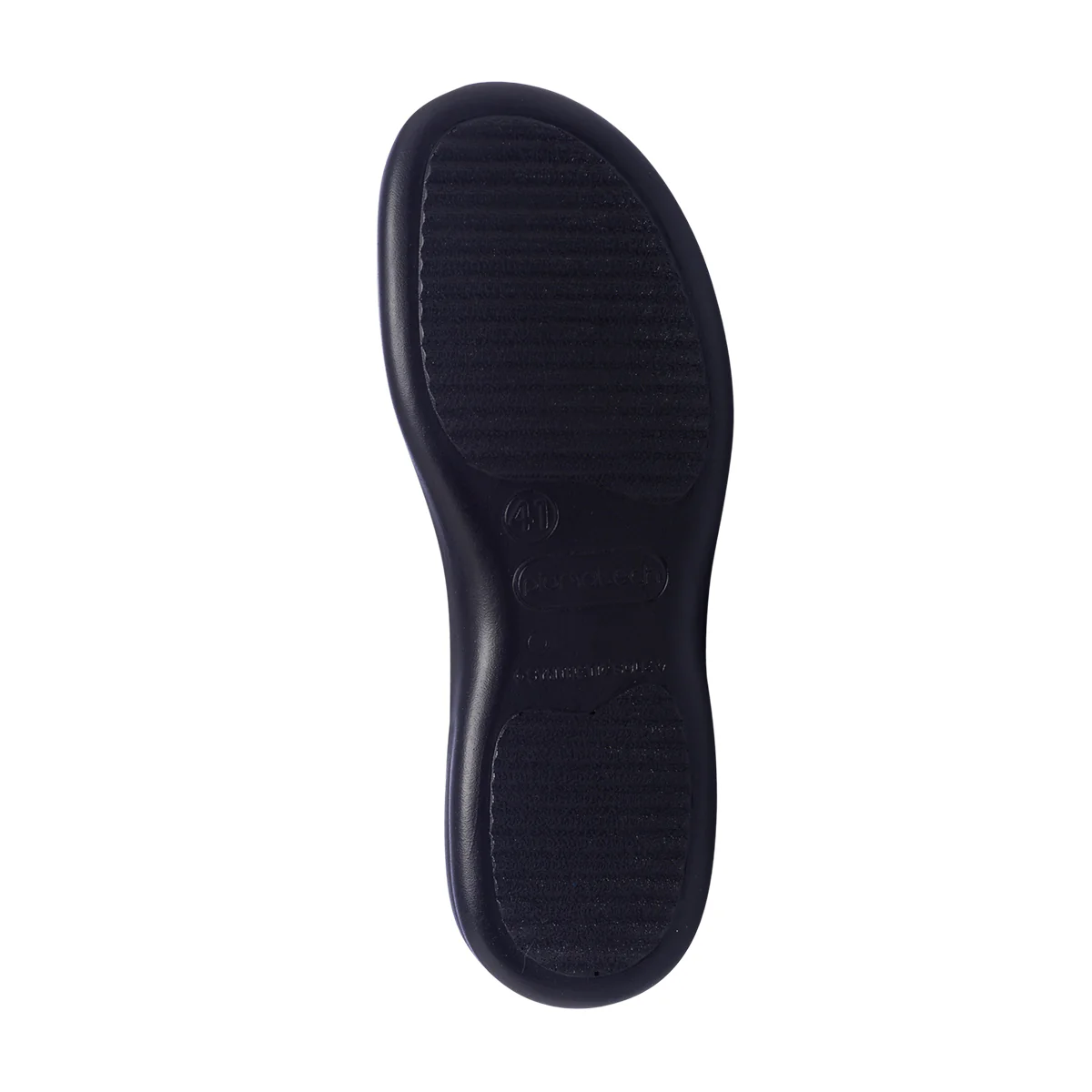 Pantofole da uomo nere con sottopiede anatomico Fly Flot - Image 4