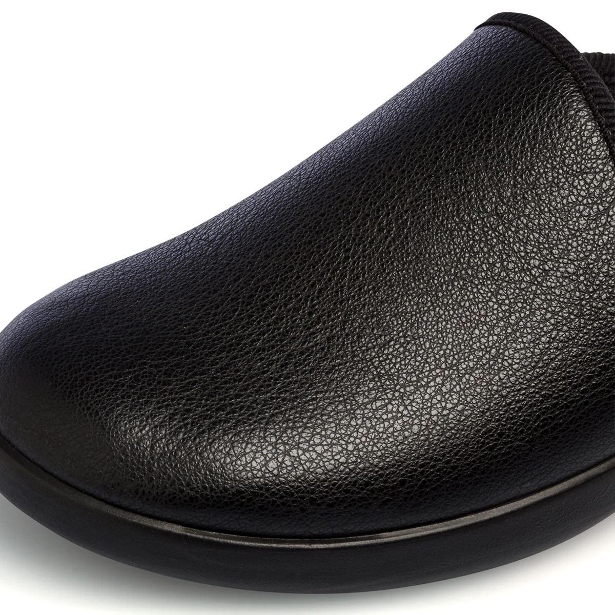 Pantofole da uomo nere con sottopiede anatomico Fly Flot - Image 5