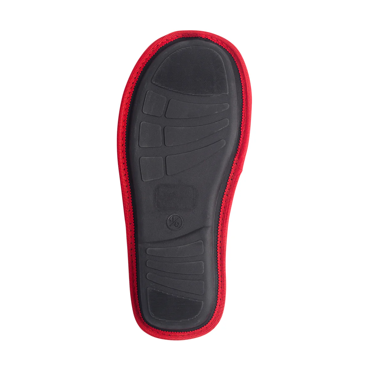 Pantofole da uomo nere e rosse Milan - Image 4