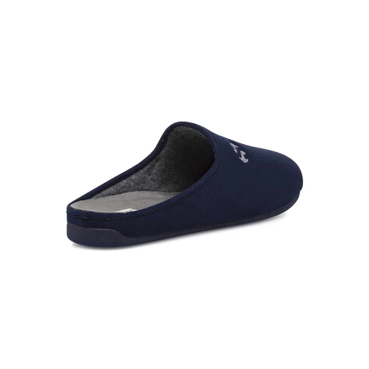 Pantofole da uomo Superga blu in tessuto morbido effetto peluche - Image 2