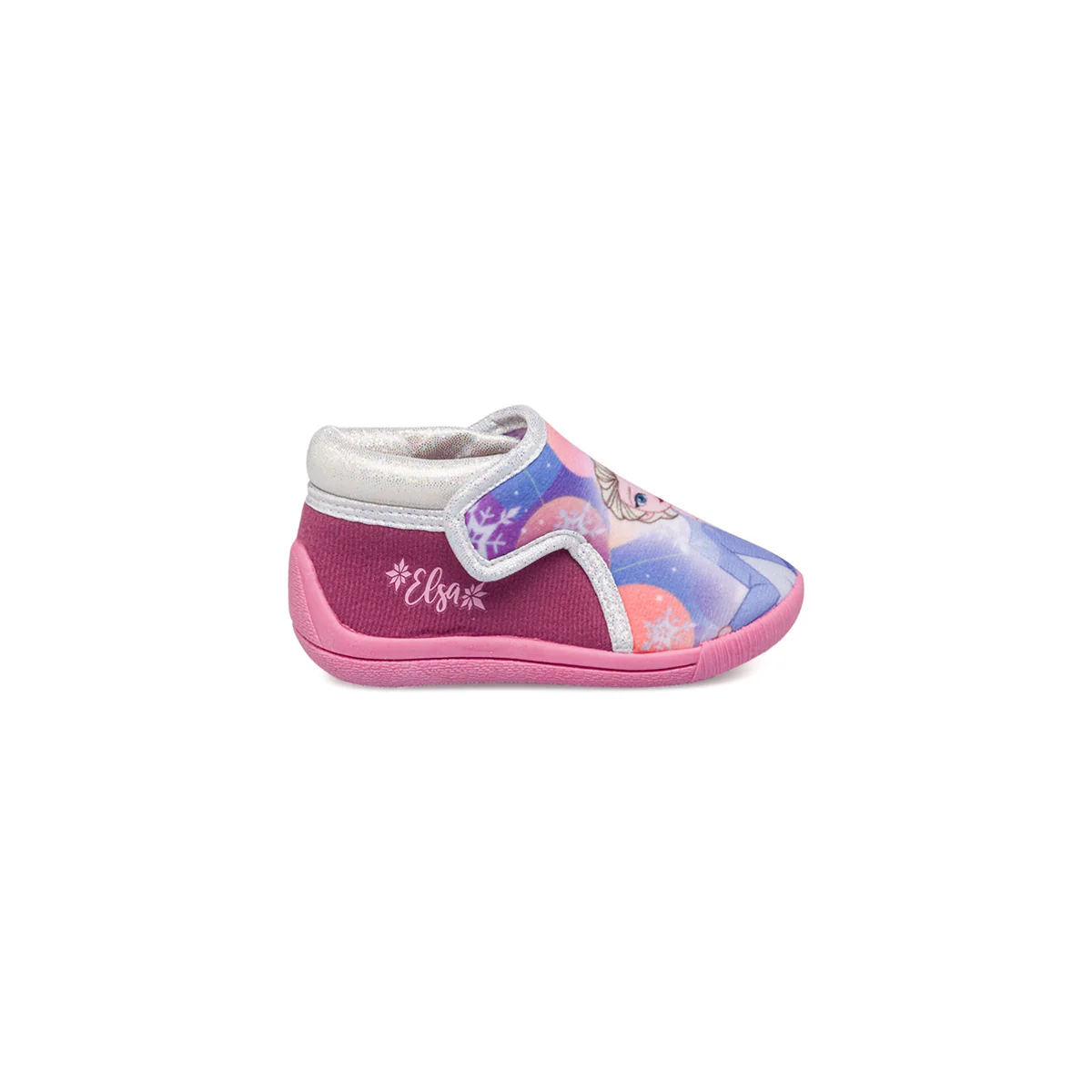 Pantofole fucsia da bambina con stampa Elsa di Frozen