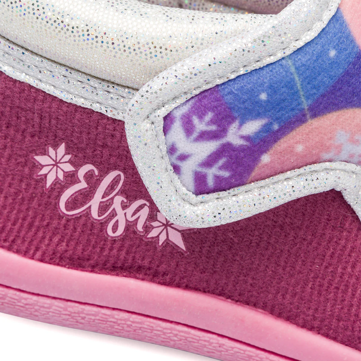 Pantofole fucsia da bambina con stampa Elsa di Frozen - Image 6