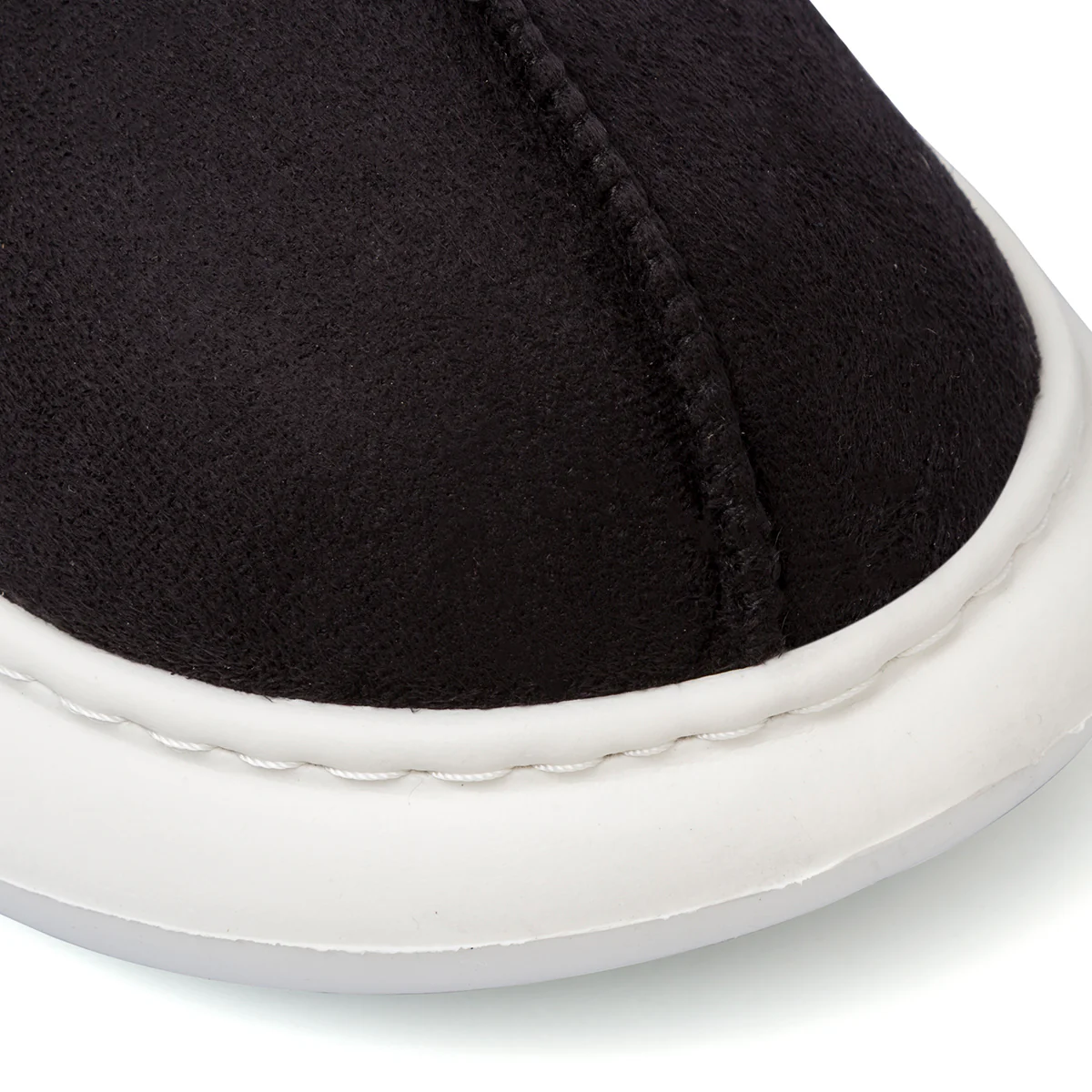 Pantofole grigie da donna con imbottitura e maxi-suola Jog - Image 5
