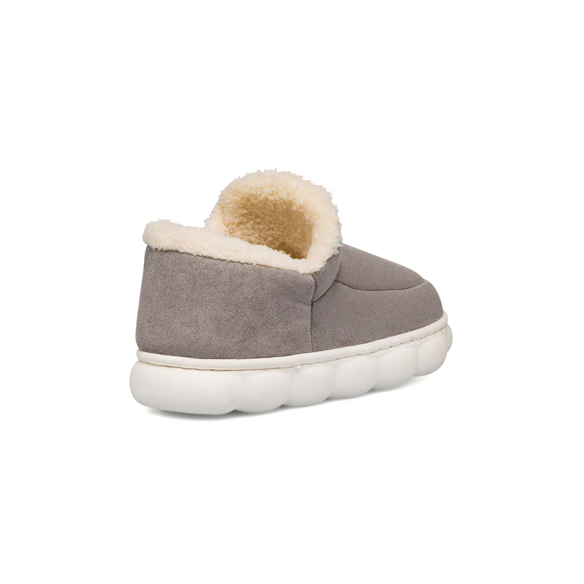 Pantofole grigie da Donna in similpelle effetto scamosciato Lora Ferres - Image 3