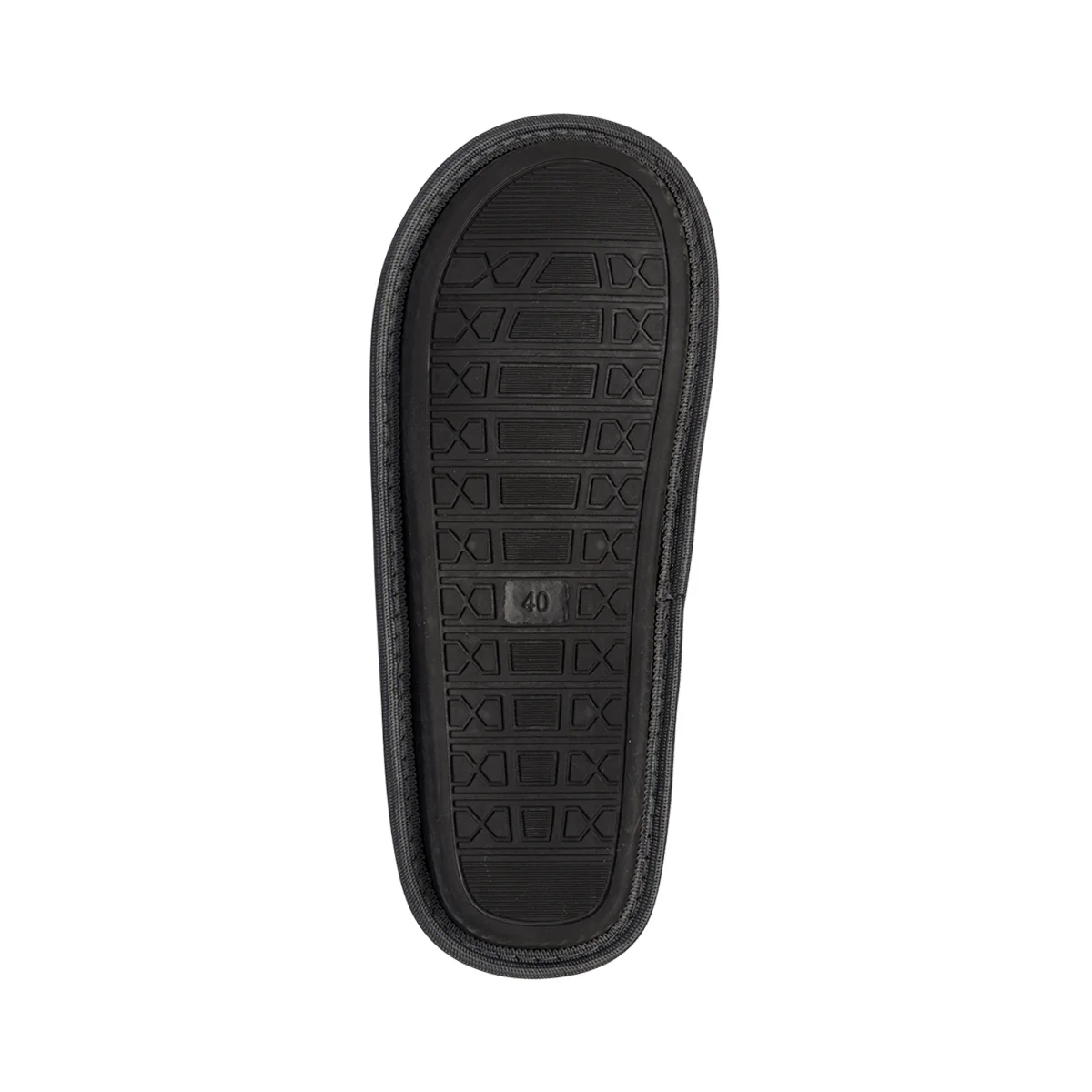 Pantofole grigie da uomo con stampa sul dorso Jog - Image 4
