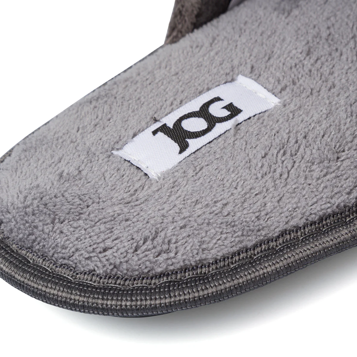 Pantofole grigie da uomo con stampa sul dorso Jog - Image 6