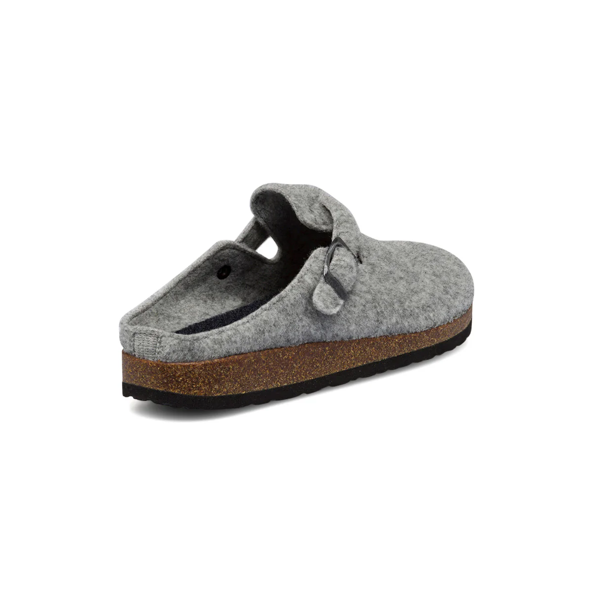 Pantofole grigio chiaro in tessuto da uomo con cinturino Tè Verde - Image 3