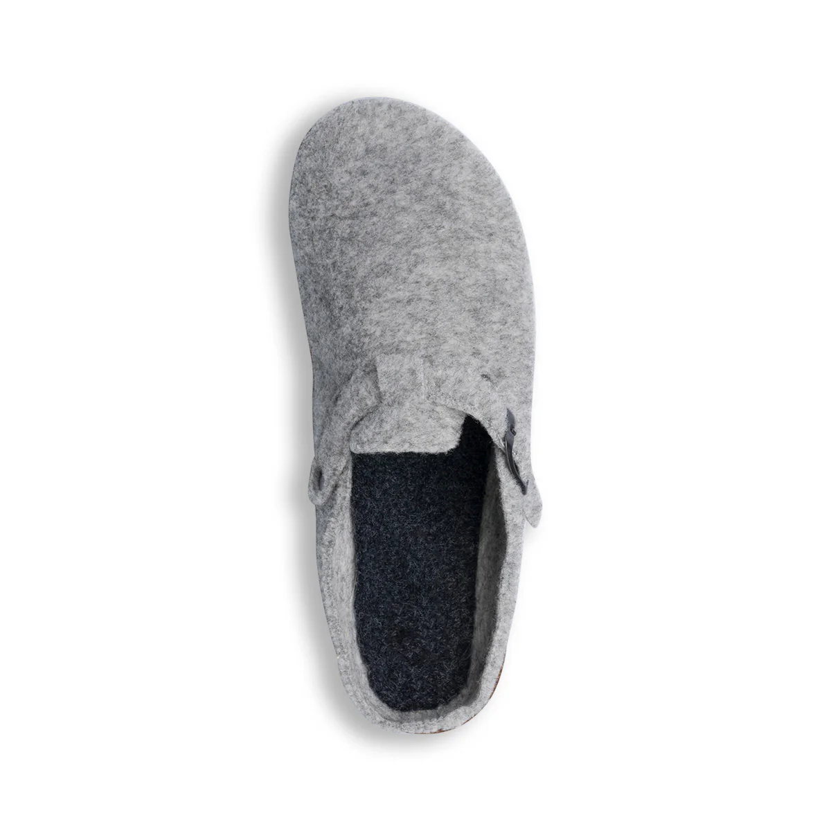 Pantofole grigio chiaro in tessuto da uomo con cinturino Tè Verde - Image 8