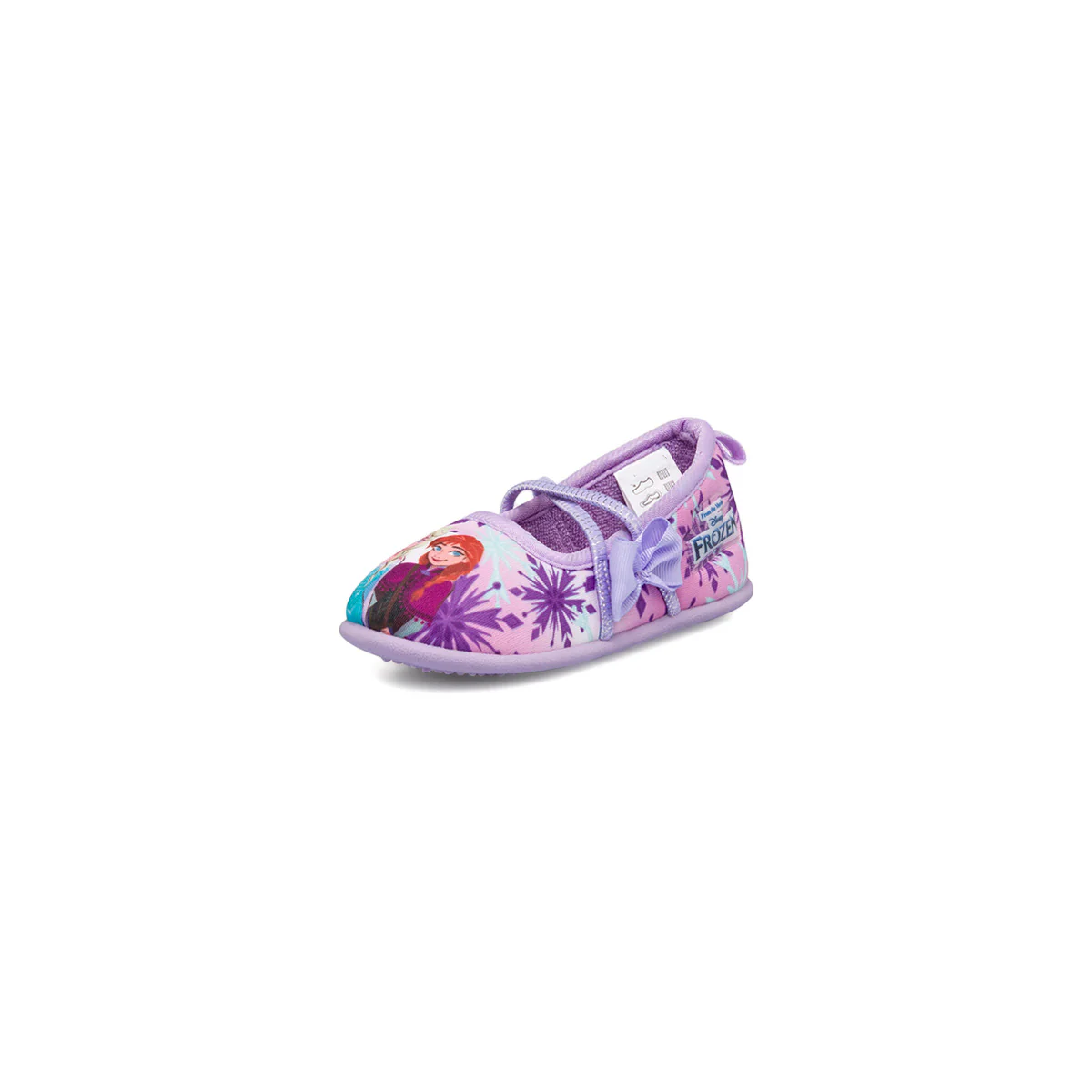 Pantofole lilla da bambina con stampa Elsa e Anna di Frozen - Image 2