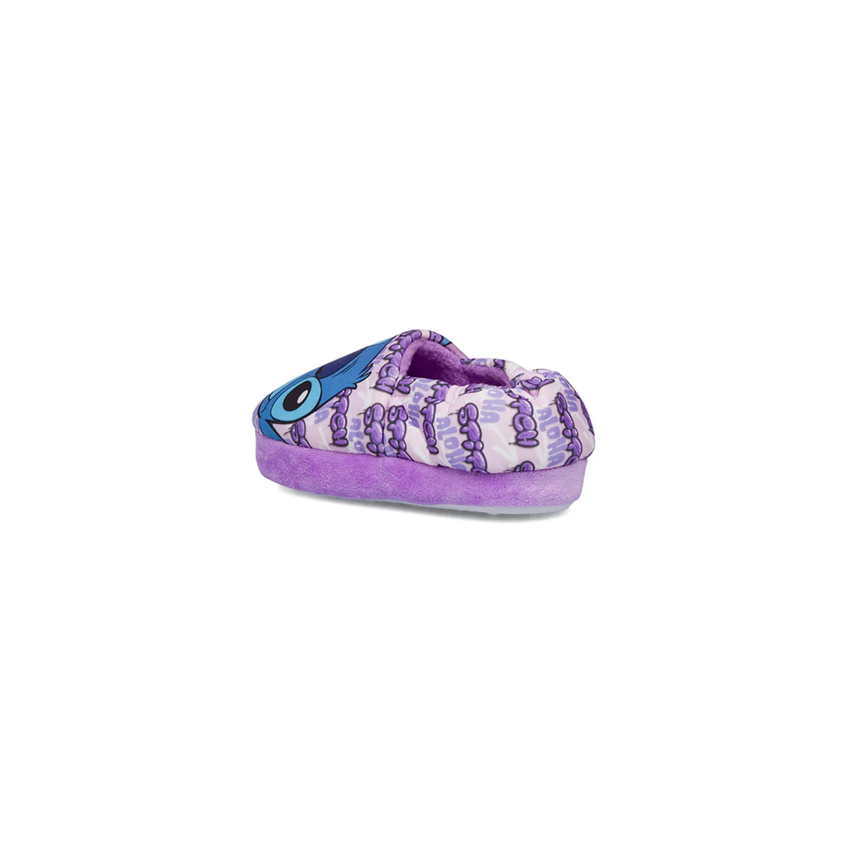 Pantofole lilla da bambina e bambino con stampe e logo Stitch - Image 4
