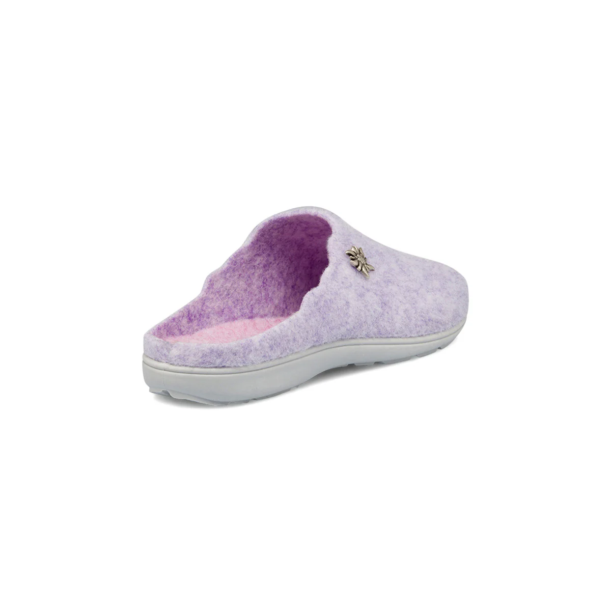 Pantofole lilla da donna con spilletta Italia Trend - Image 3