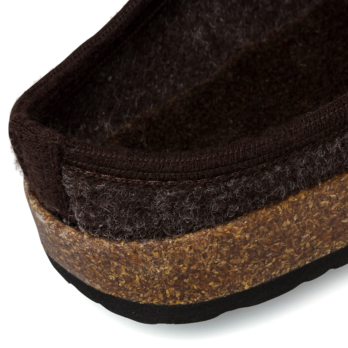 Pantofole marroni da uomo con spilla in metallo Tè Verde - Image 7