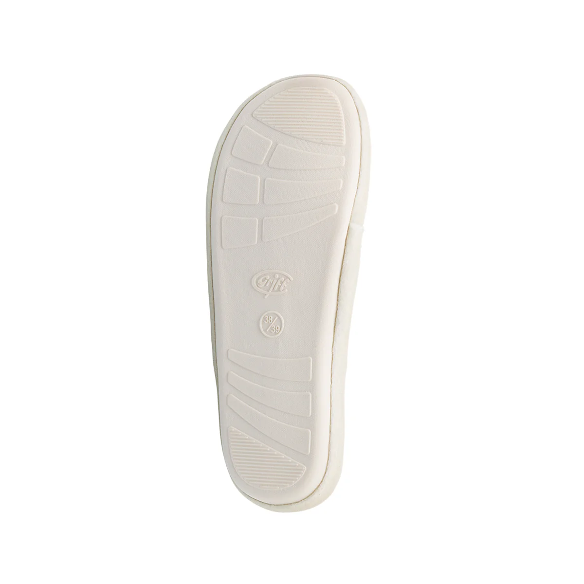 Pantofole natalizie da donna bianche Griff con interno scozzese - Image 5