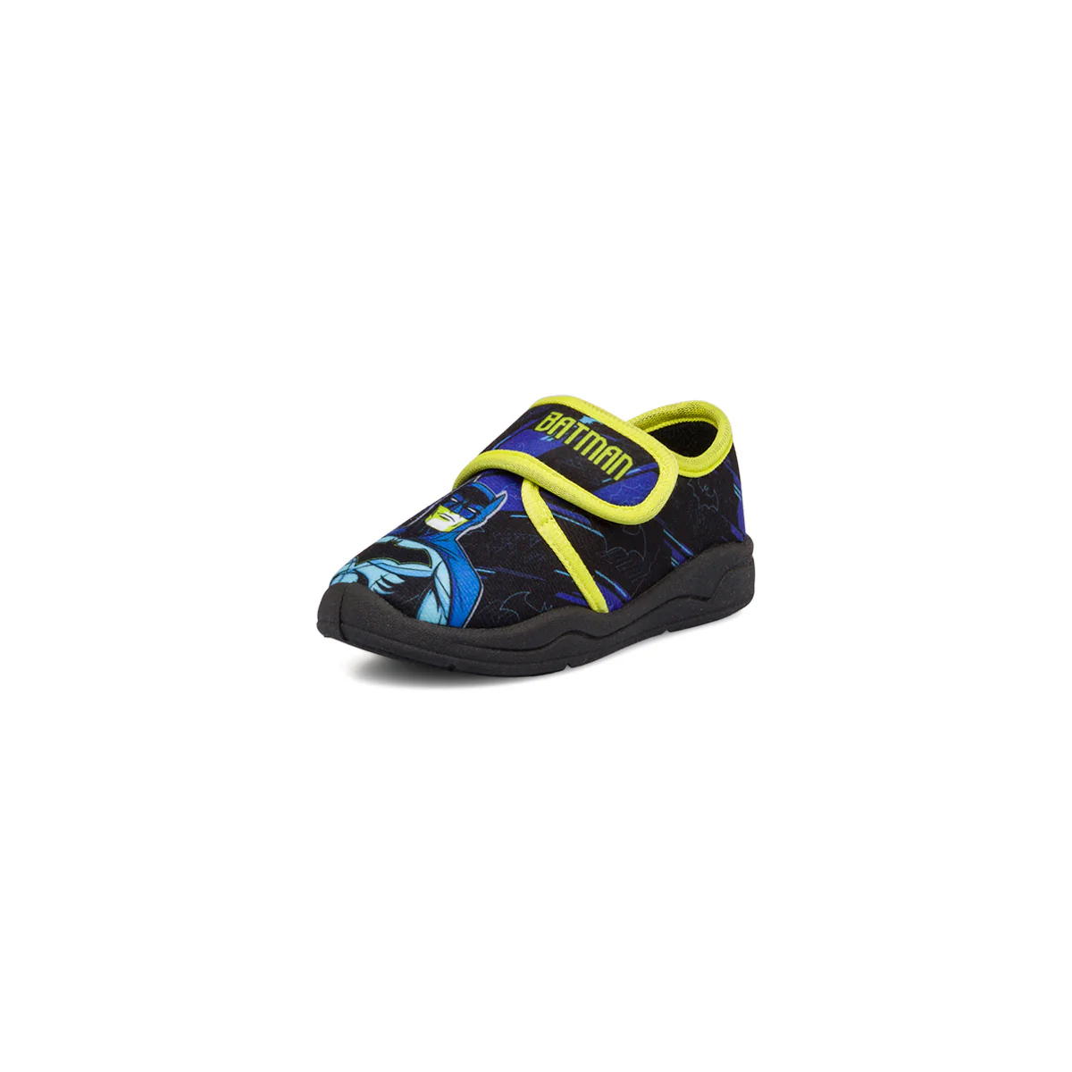 Pantofole nere da bambino con stampa Batman - Image 2