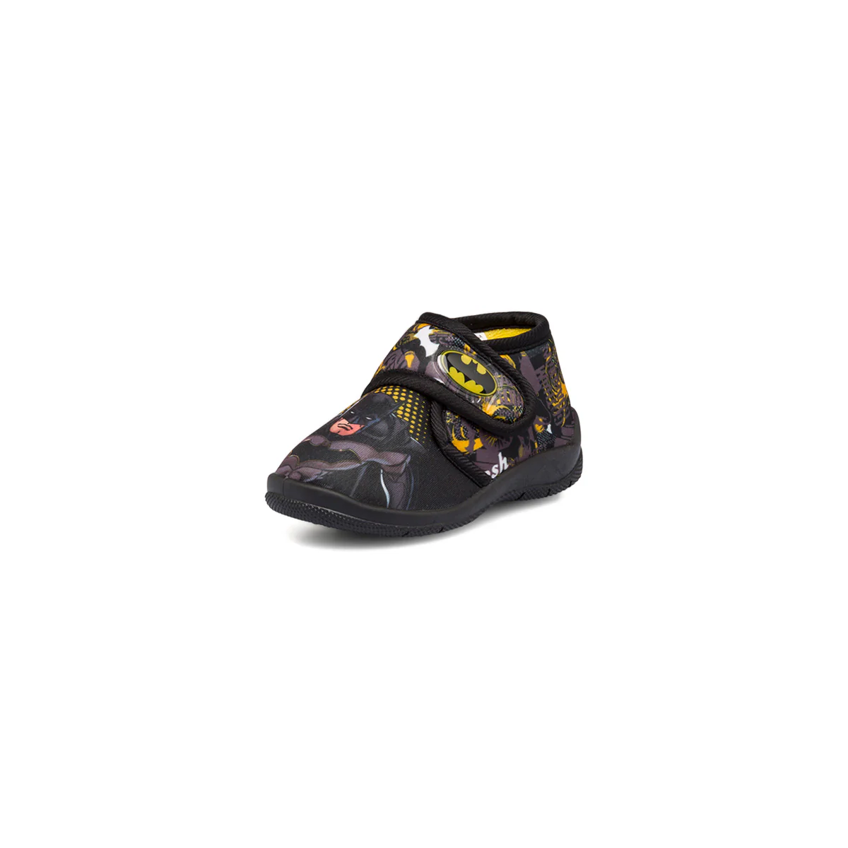 Pantofole nere da bambino con stampa Batman - Image 2