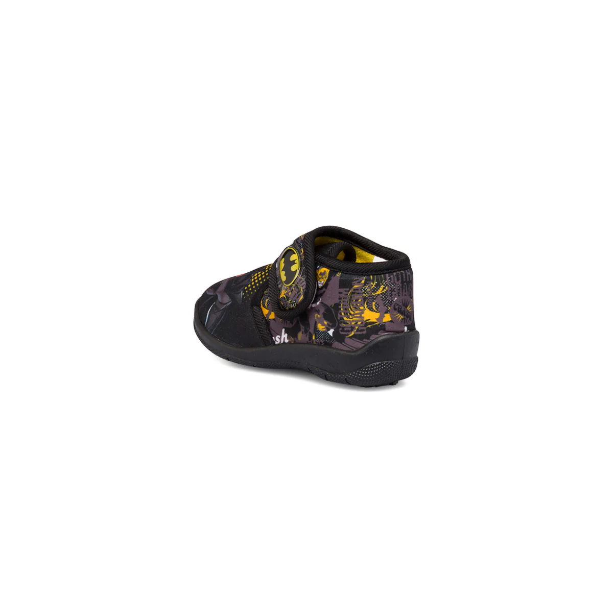 Pantofole nere da bambino con stampa Batman - Image 3