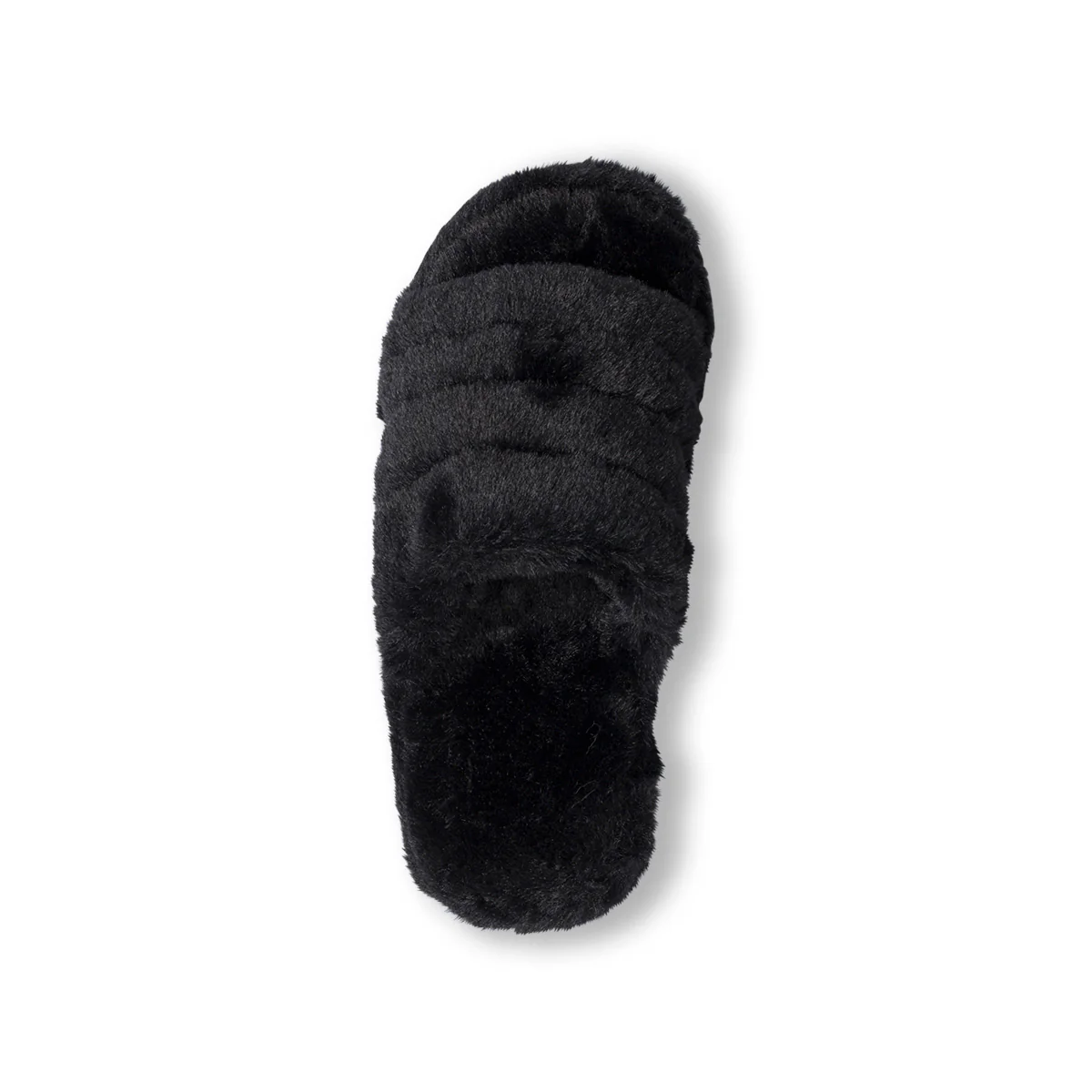 Pantofole nere da donna in pelliccia sintetica Mi@Mi - Image 7
