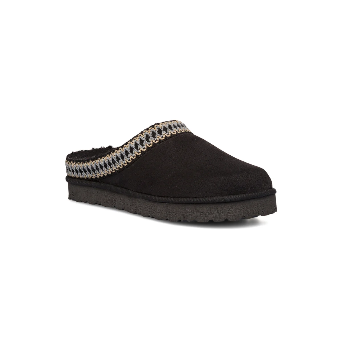 Pantofole nere da Donna in similpelle effetto scamosciato Inblu - Image 2