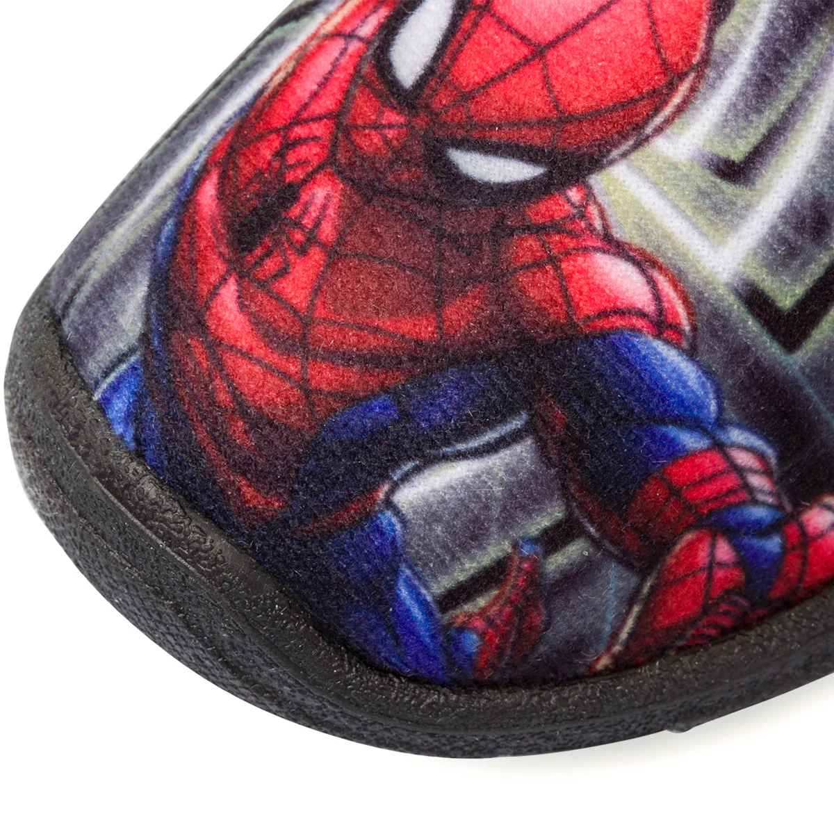 Pantofole nere e rosse da bambino con stampa Spiderman - Image 5
