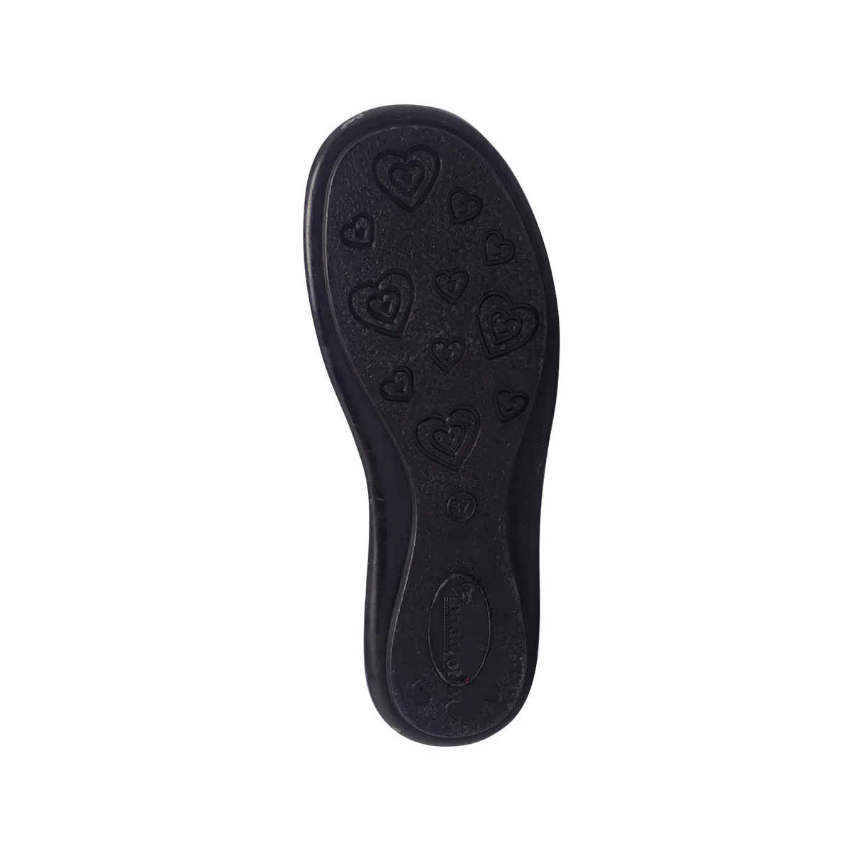 Pantofole nere in tessuto da donna con stampa cagnolino Aday's - Image 4