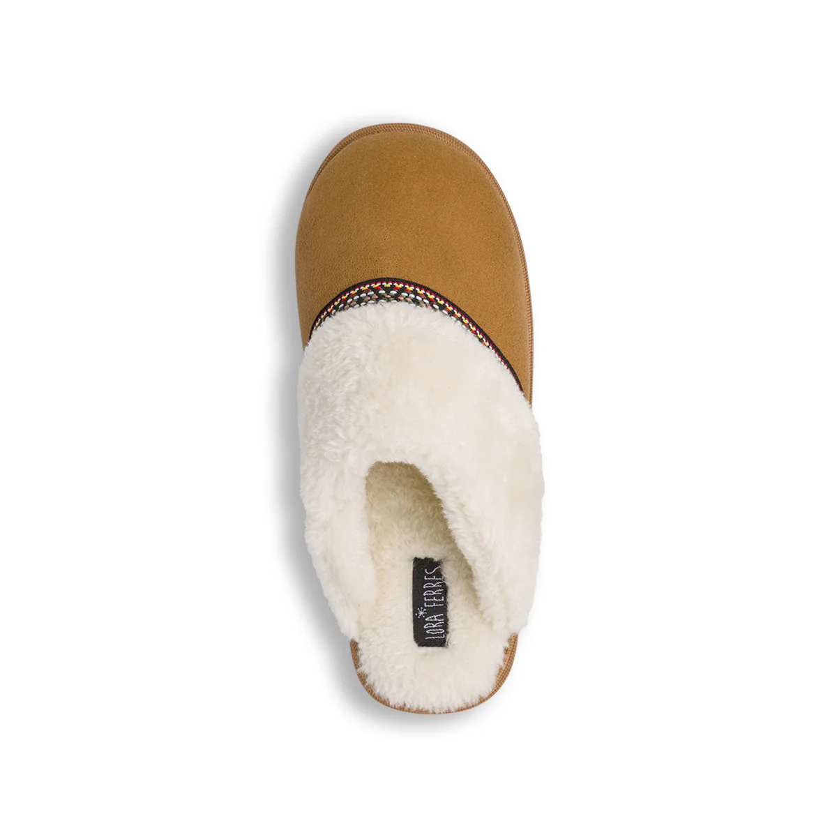 Pantofole ocra da Donna con interno in pelliccia sintetica Lora Ferres - Image 6