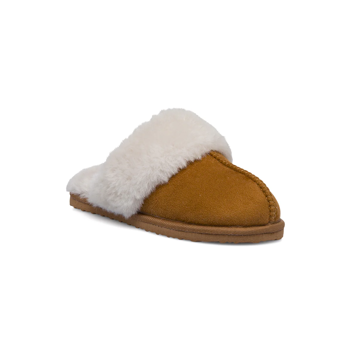 Pantofole ocra da Donna con pelo sintetico Lora Ferres - Image 2