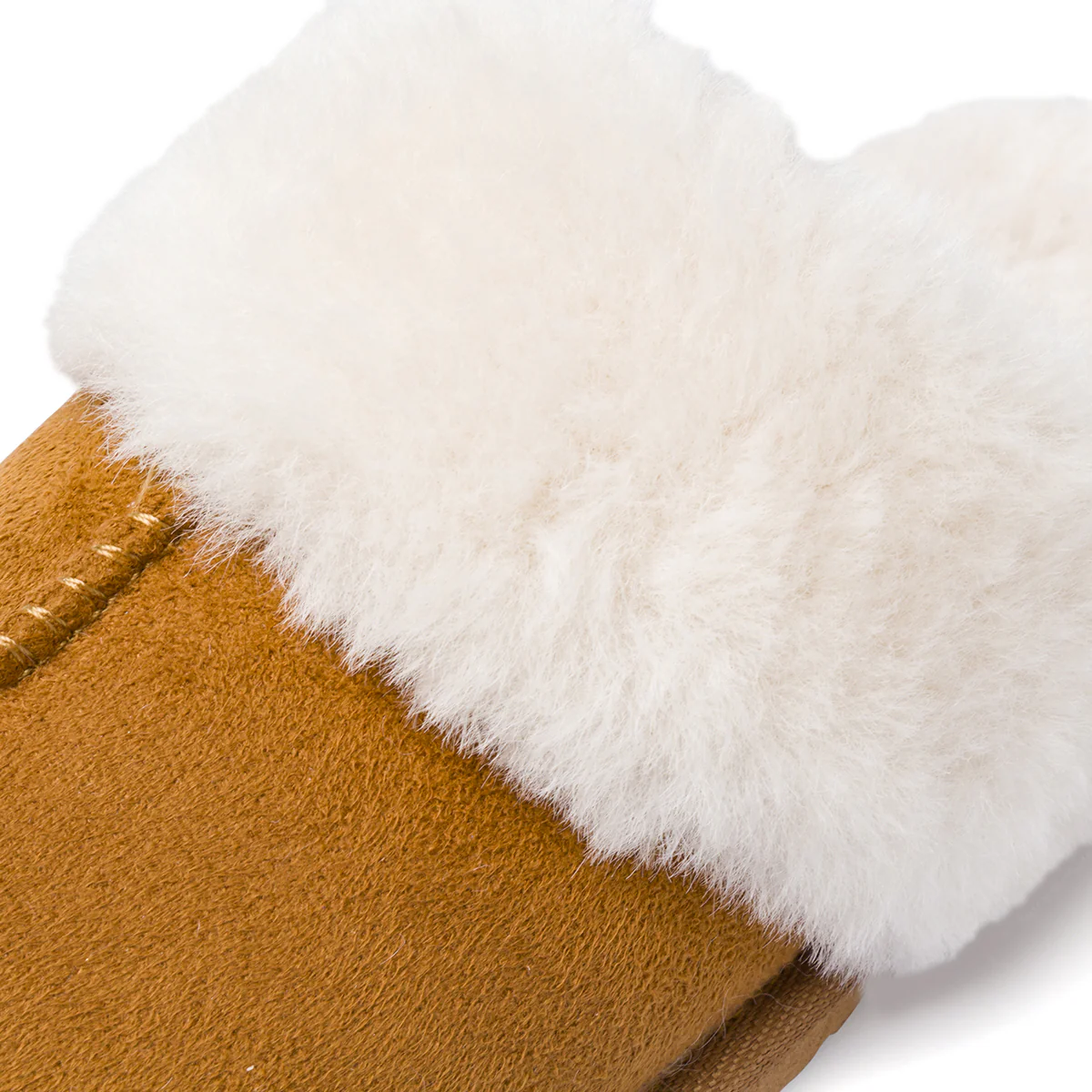 Pantofole ocra da Donna con pelo sintetico Lora Ferres - Image 5