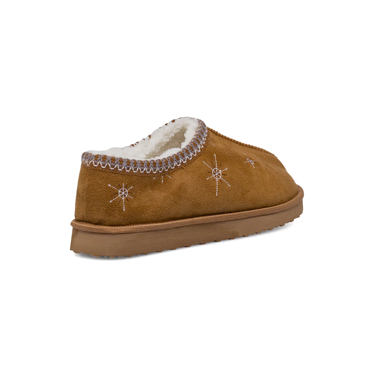 Pantofole ocra da Donna con ricamo stelle Lora Ferres - Image 3