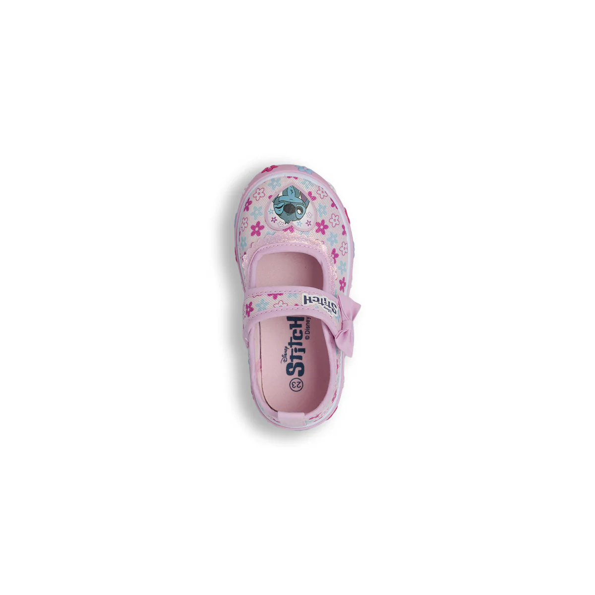 Pantofole rosa da Bambina con fiori e cinturino Lilo & Stitch - Image 5