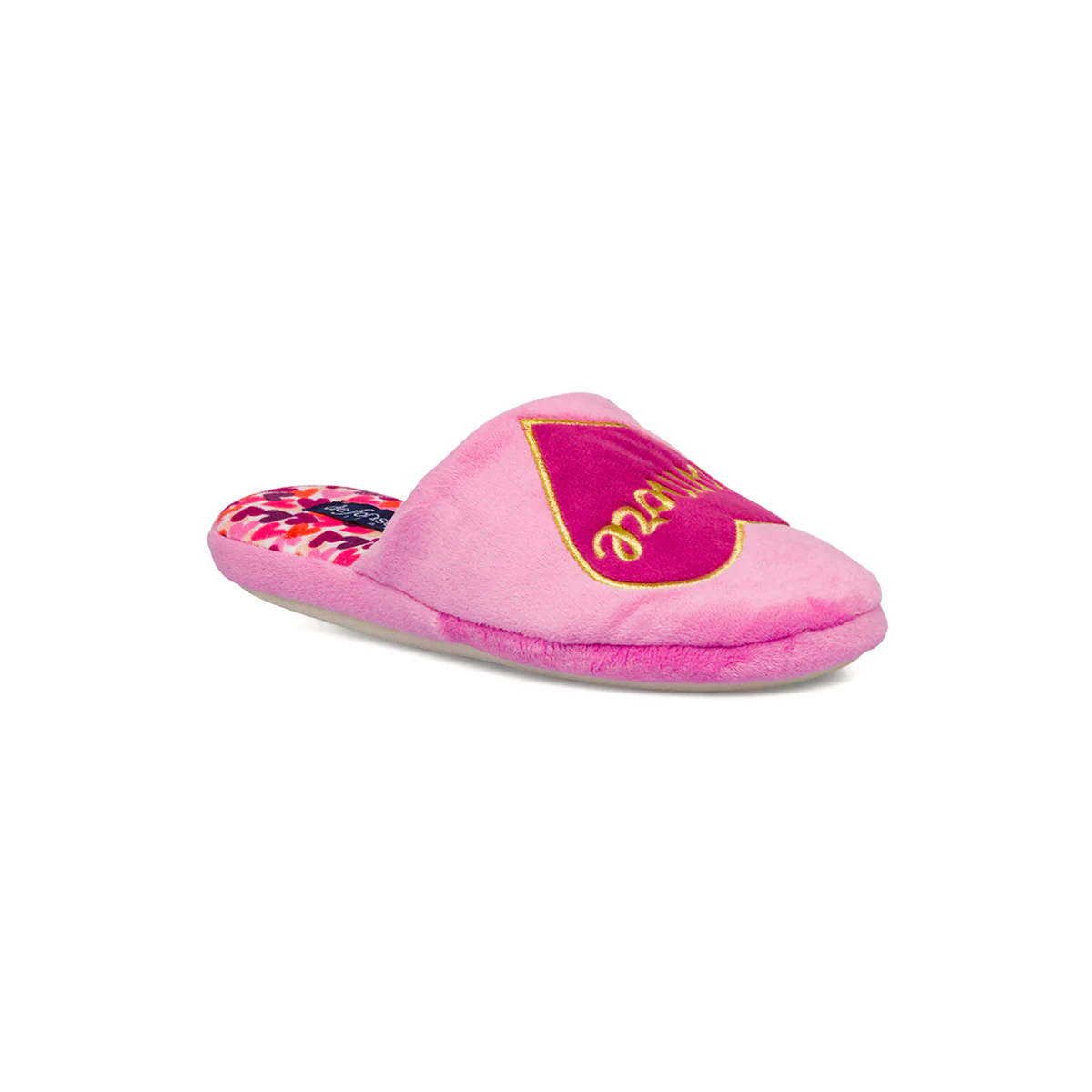 Pantofole rosa da Donna con cuori De Fonseca - Image 3