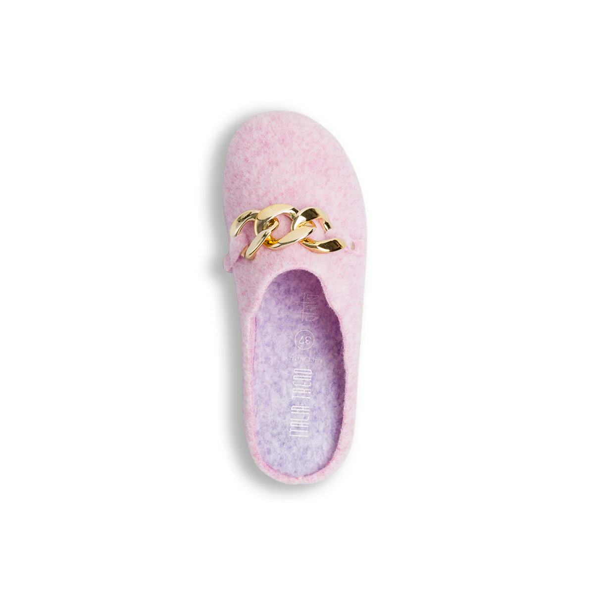Pantofole rosa da donna con maxi-catena Italia Trend - Image 8