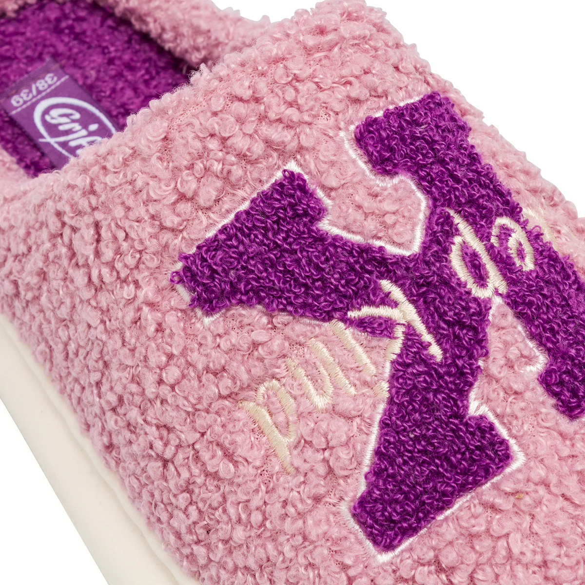 Pantofole rosa da Donna in morbido tessuto Griff - Image 5