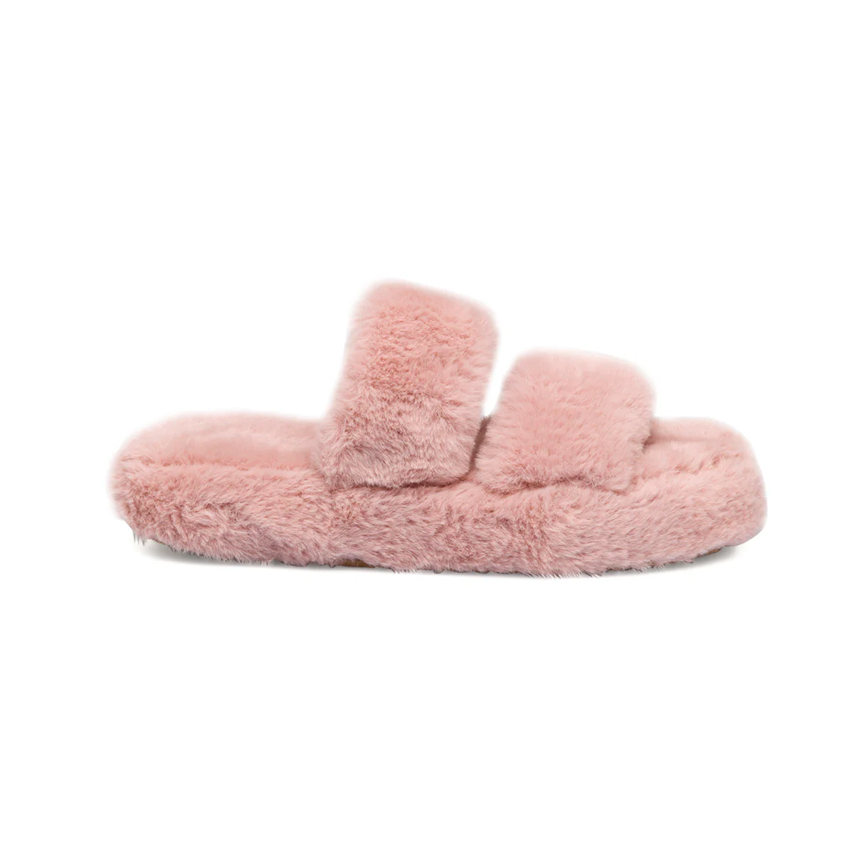 Pantofole rosa da donna in pelliccia sintetica Lora Ferres
