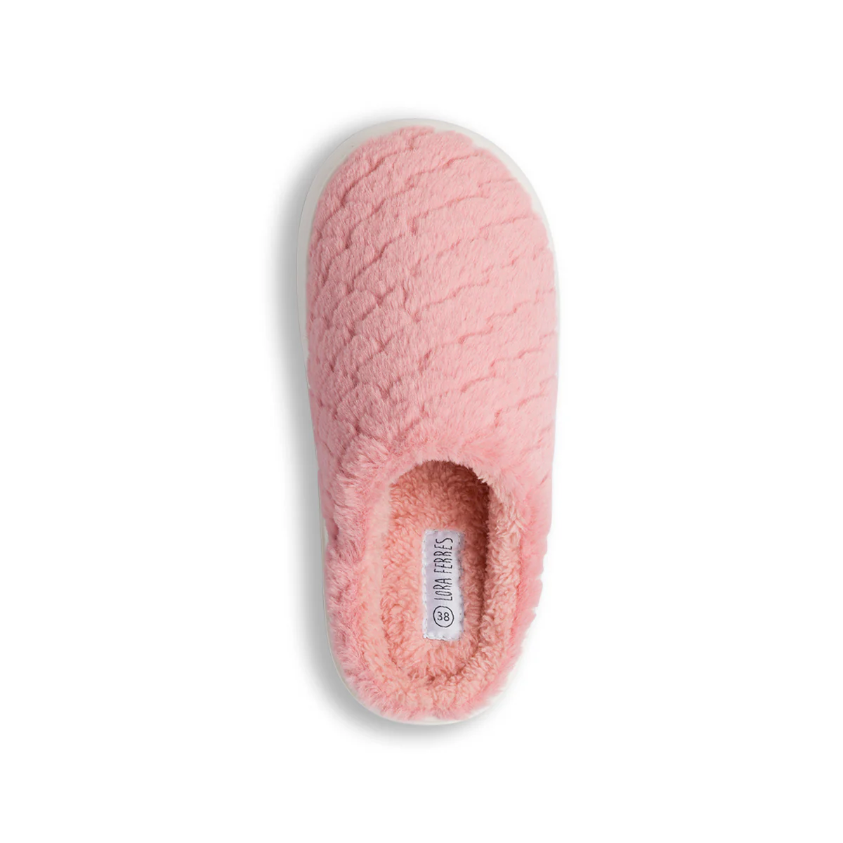 Pantofole rosa da donna in pelliccia sintetica Lora Ferres - Image 5