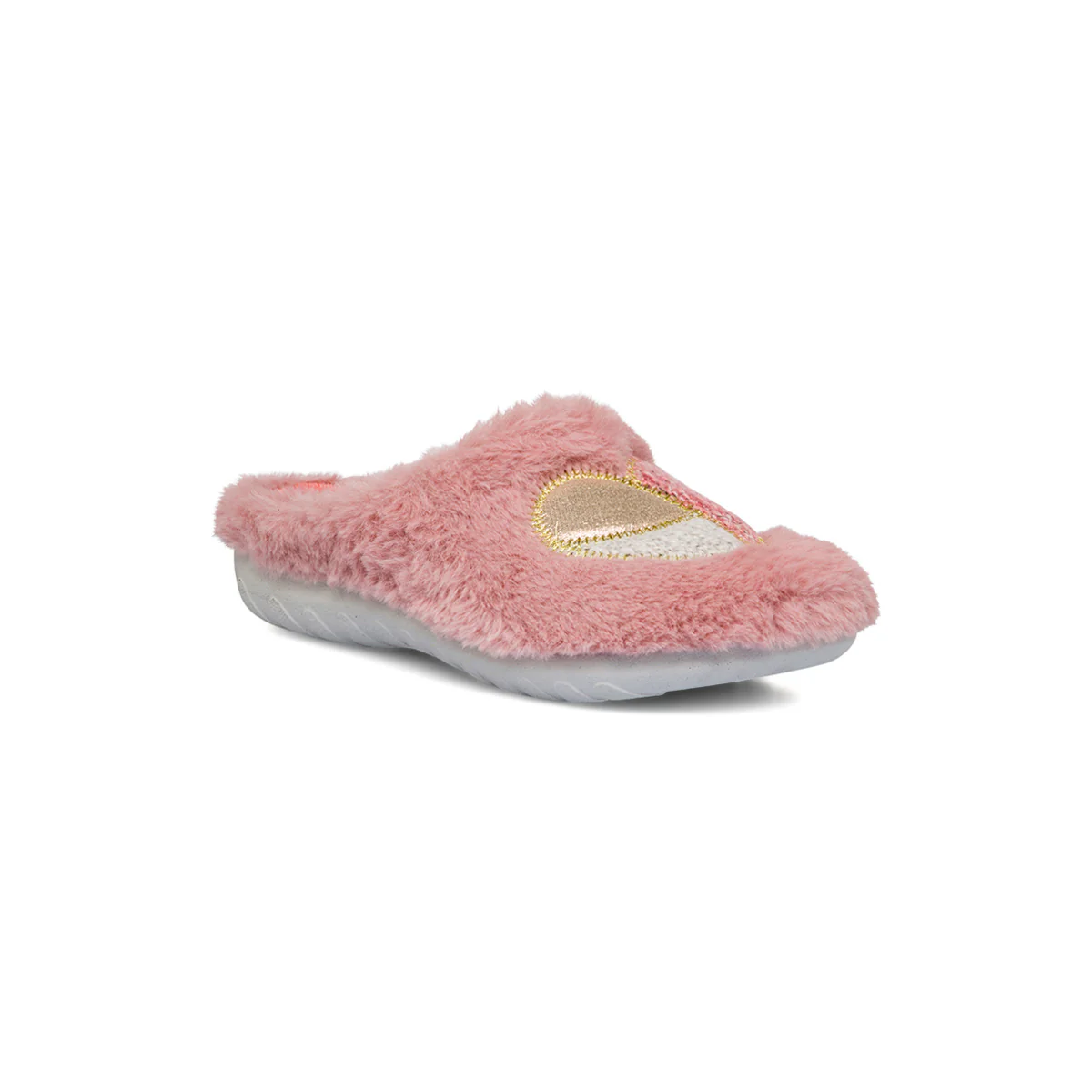 Pantofole rosa da Donna in tessuto con cuore Inblu - Image 3